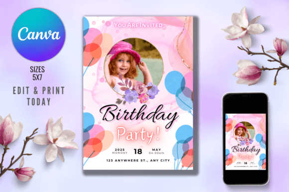 Download Digital Birthday Party Invitations - Birthday Collection