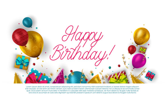 Download Happy Birthday Text Vector Greeting Card - Birthday Collection
